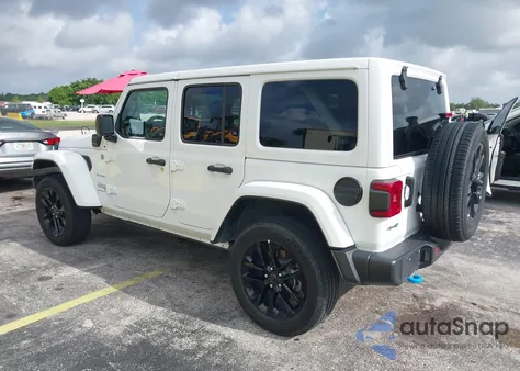 2024 Jeep Wrangler Sahara 4Xe из США, поврежденный, VIN 1C4RJXP68RW232069